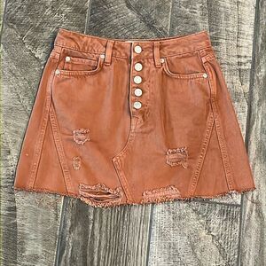 We The Free denim skirt